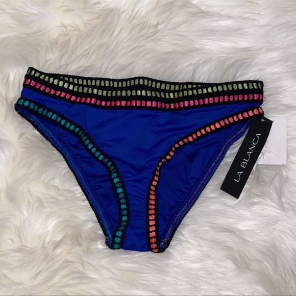 La Blanca Swim New La Blanca Swimwear Threading Along Bikini Bottom